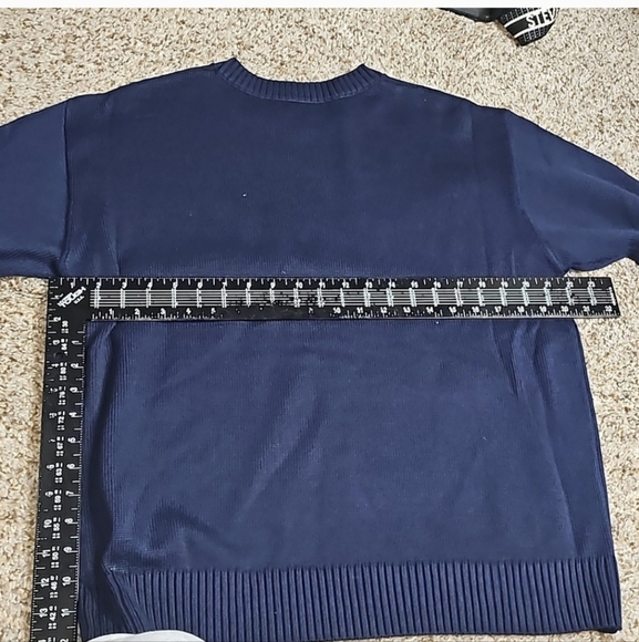 Stella Tweed Navy Blue Star Sweater 🇺🇲 - Picture 5 of 6